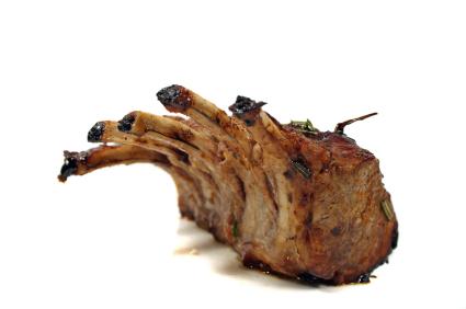 cooked lamb