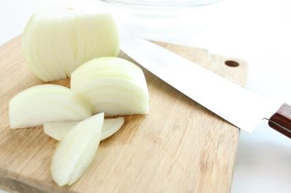 cutting onions