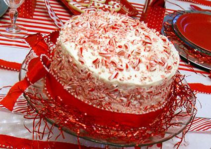 Candy Cane Cake