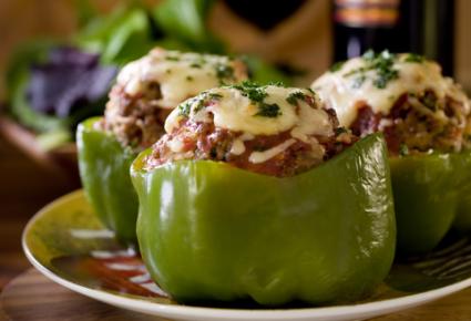 Traditional stuffed peppers