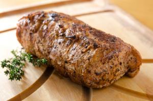 Oven-roasted pork loin