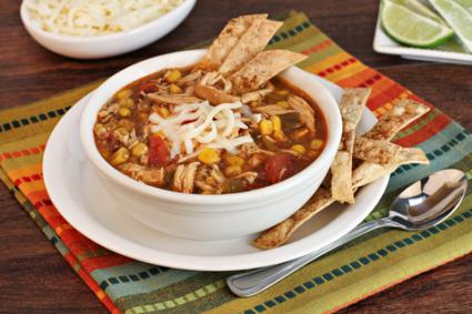 Chicken tortilla soup © Rosemary Buffoni | Dreamstime.com