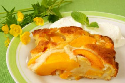 peach cobbler