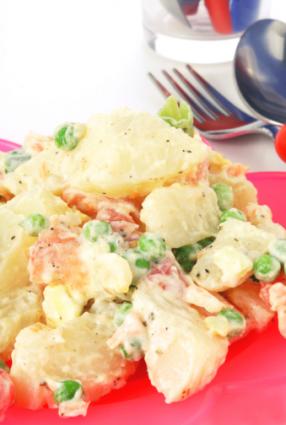 pea and potato salad