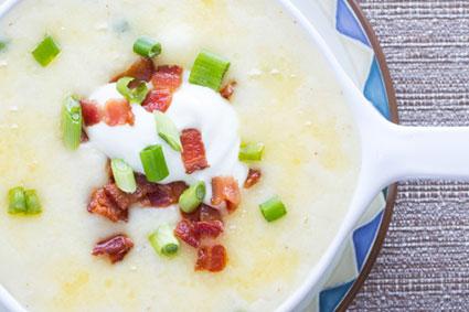 Baked potato soup
