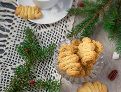 Traditional spritz cookies