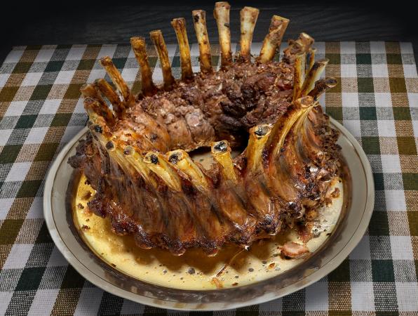 Smoked Pork Crown Roast