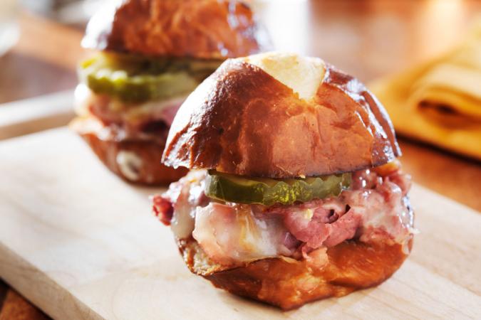 Reuben sliders