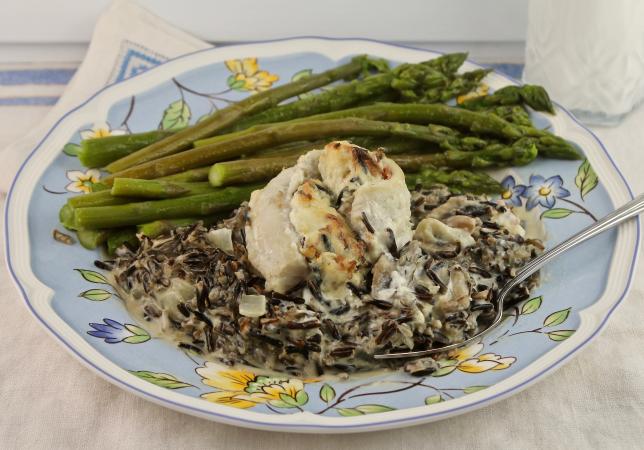 stuffed sea bass