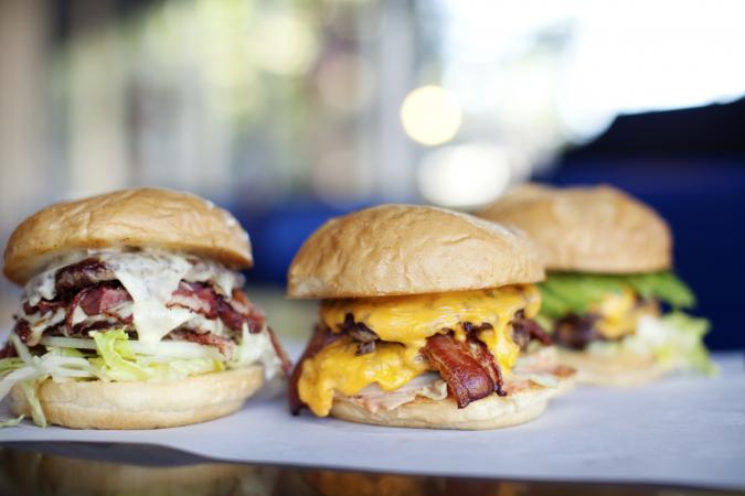 Homemade burgers