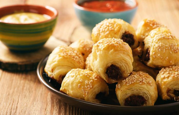 Puff Pastry Taco Bites