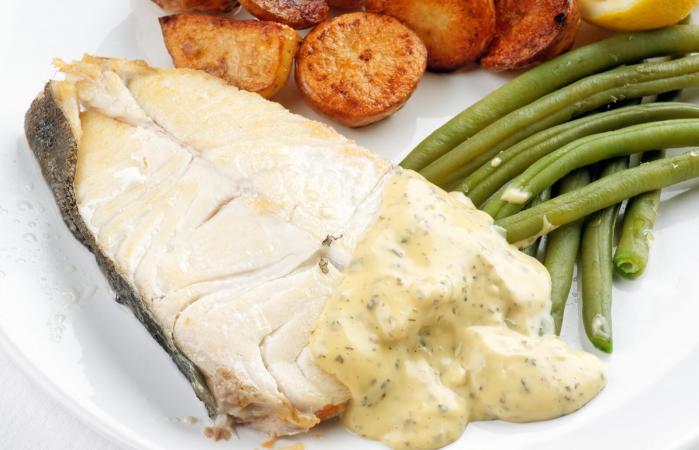 Baked Halibut Steak