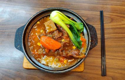 Stew Beef Rice Bowl
