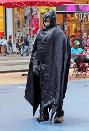 Batman costume; © Mira Agron | Dreamstime.com