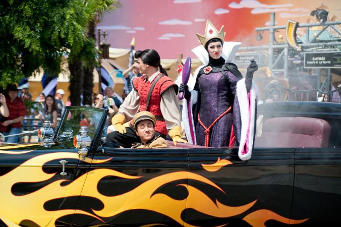 Evil Queen and Gaston