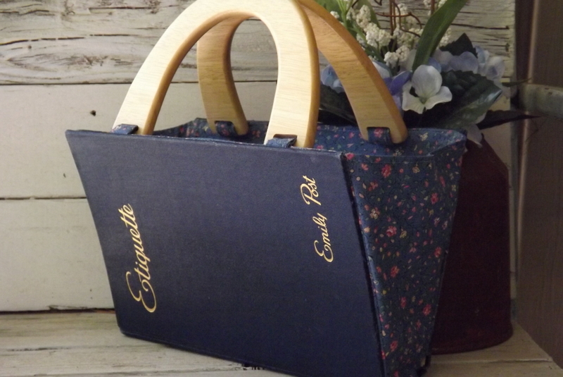 purses made from books
