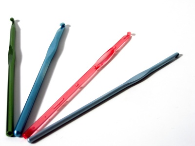 crochet using plastic bolsas