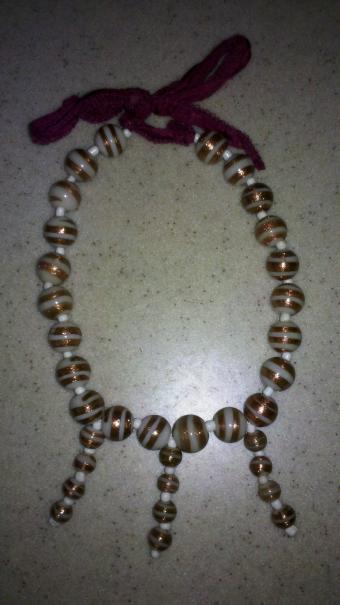Fancy beaded necklace