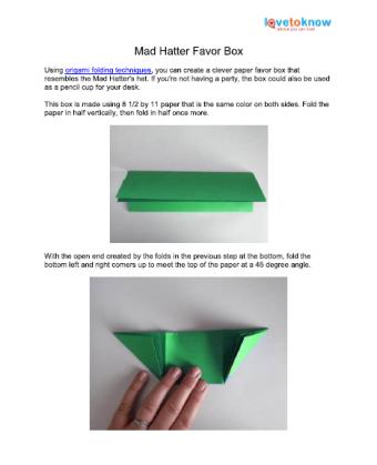 mad hatter printable