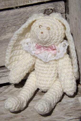 crocheted bunny