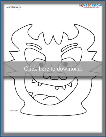 Halloween monster mask