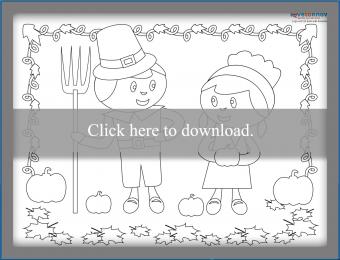 Free Printable Thanksgiving Placemats 3