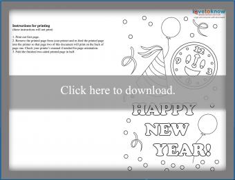Happy New Years Card Design 1