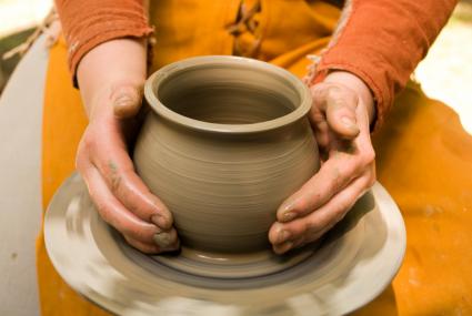 potter's hands