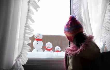 looking outside