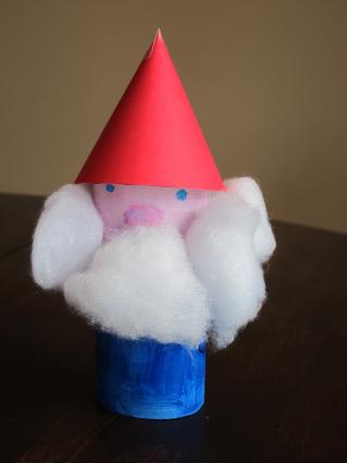 toilet paper tube gnome