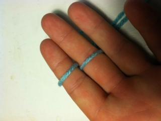 finger knitting
