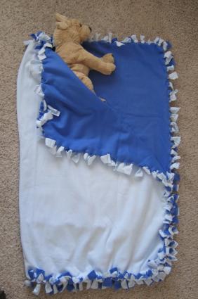 finished sleeping bag