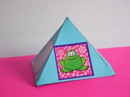 paper pyramid gift box