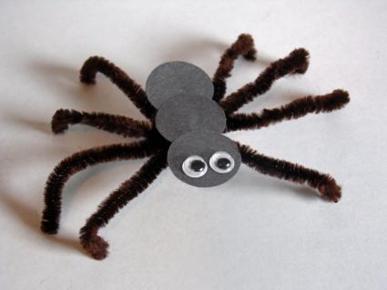 pipe cleaner spider