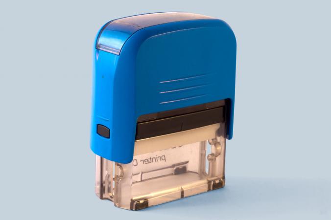 self inking stamp