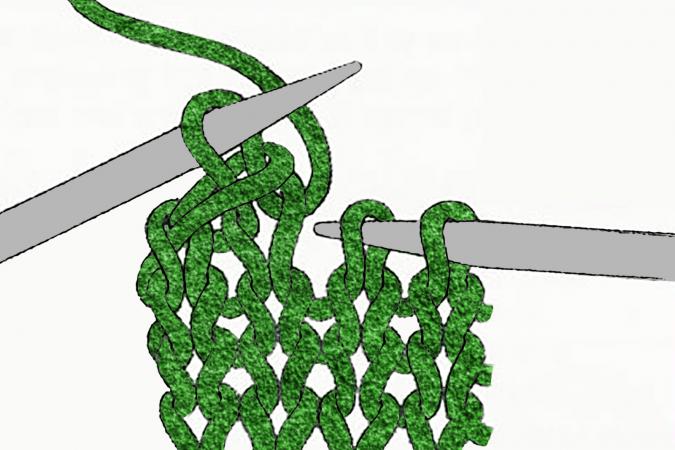 Knitting Cast Off diagram