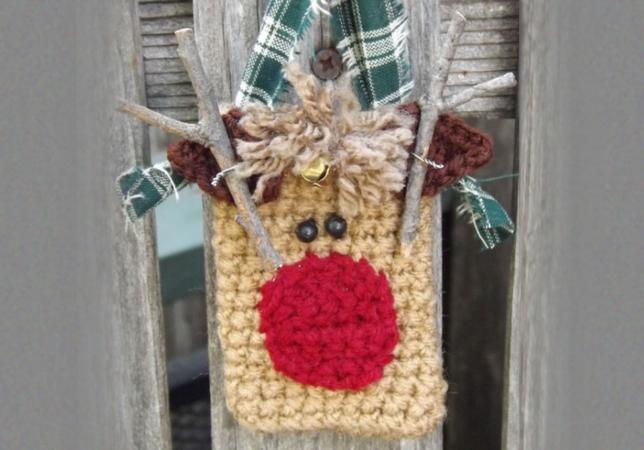 crochet gift card holder