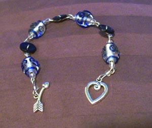Button charm bracelet