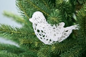 bird christmas ornament