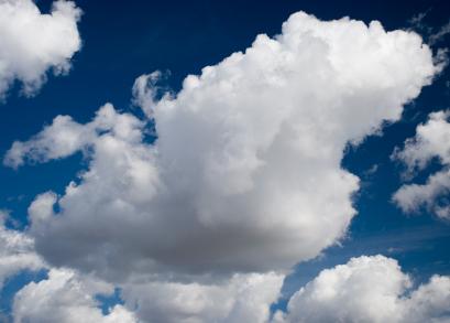 Fluffy clouds