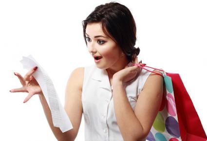 Shopaholic overspending