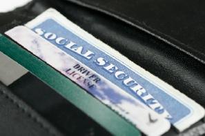 Credit card, driver's license and social security card