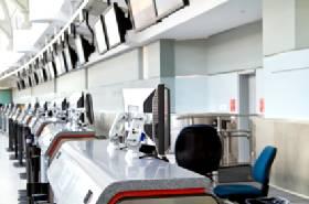 Airport counter