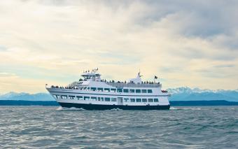 Argosy Cruise with view of Olympic Mountains