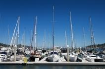 Sailboats in Lake Michigan