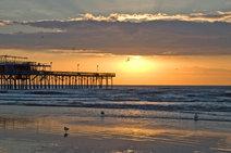 Galveston shoreline