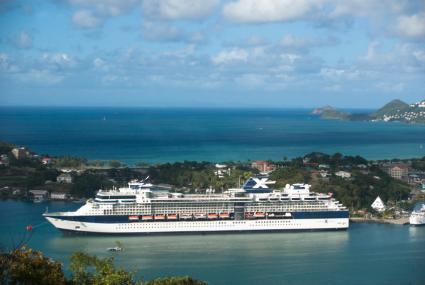 Celebrity Ship at St. Lucia