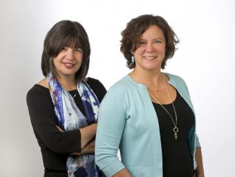 Editors Johanna Lesoho and Sandra McMaster