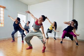 Hip-Hop Dancers Having Training 