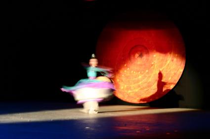 Korean Dancer on a Stage